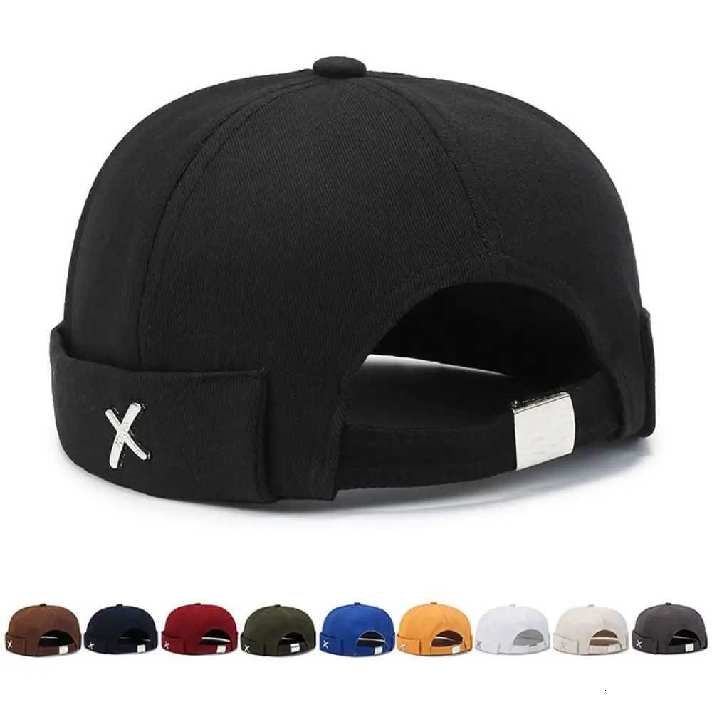 Beanie/Skull Caps Vintage Dome Hat Mens Melon Beanie Cap Solid Color Docker Hat Unisex Adjustable Winter Hat for Women Men Bonnet BeaniesT261017