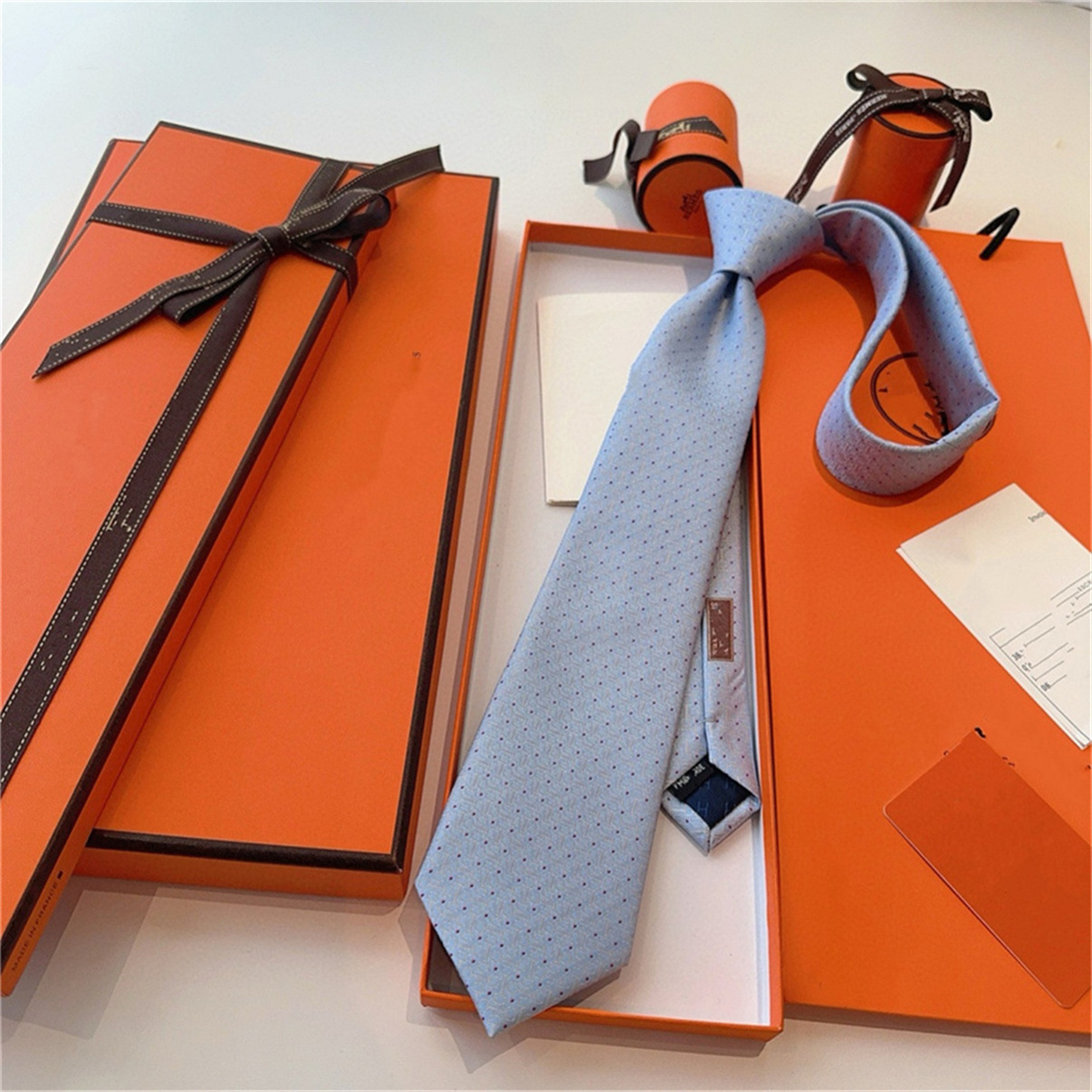 Fashion Aldult Jacquard Party Wedding Business Woven Design Hawaii Neck Ties box New Neck Ties High Quality Letter 100% Tie Silk black blue 9197