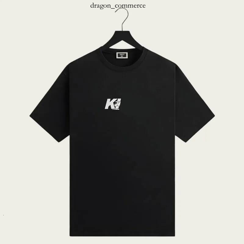 Kithity Tshirt Tee Designer Shirts New Payment Streetwear Summer Street Outfit High Quality Hommes Luxury Men Loose Casual Black Sport c03