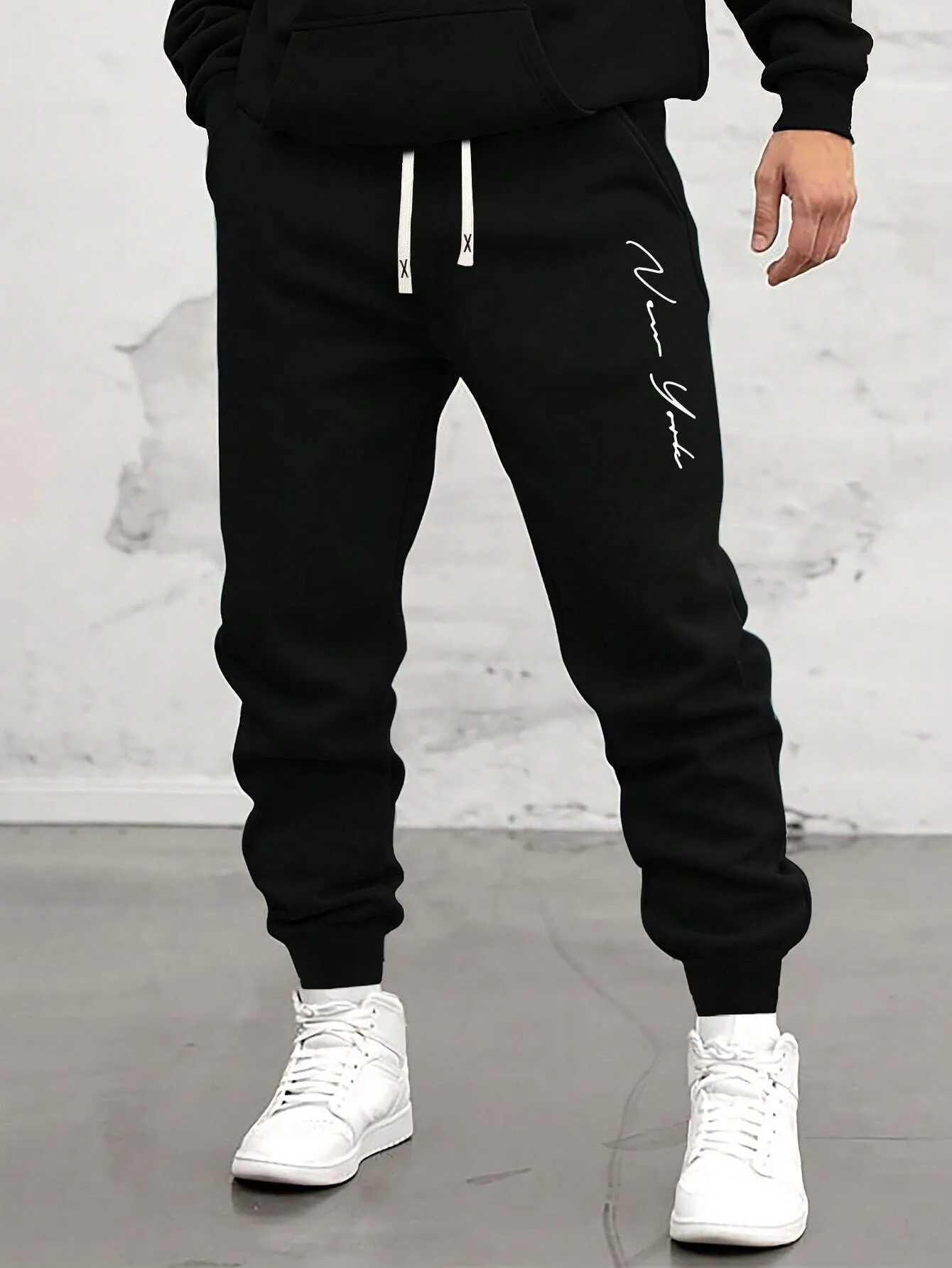2026 Summer New Style Men's Sweatpants with Letter Print Breathable Lightweight Comfortable and Fashionable for Leisure Use S261016RHUP
