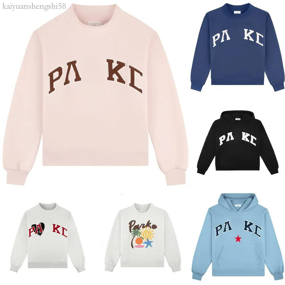Embroideried Mockneck Sweatshirts Pink Brown Women Designer Cotton Jumpers Fashion Loose Hoodies Plus Size PARKE S XXL 3b3