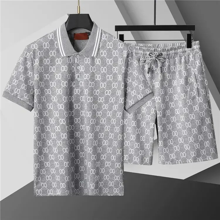 Men Tracksuit Designer Shorts swear set And Polo T Shirt Summer Men's Beach Sportswear Short Sleeved Set M 3Xl Sport a93 ba0