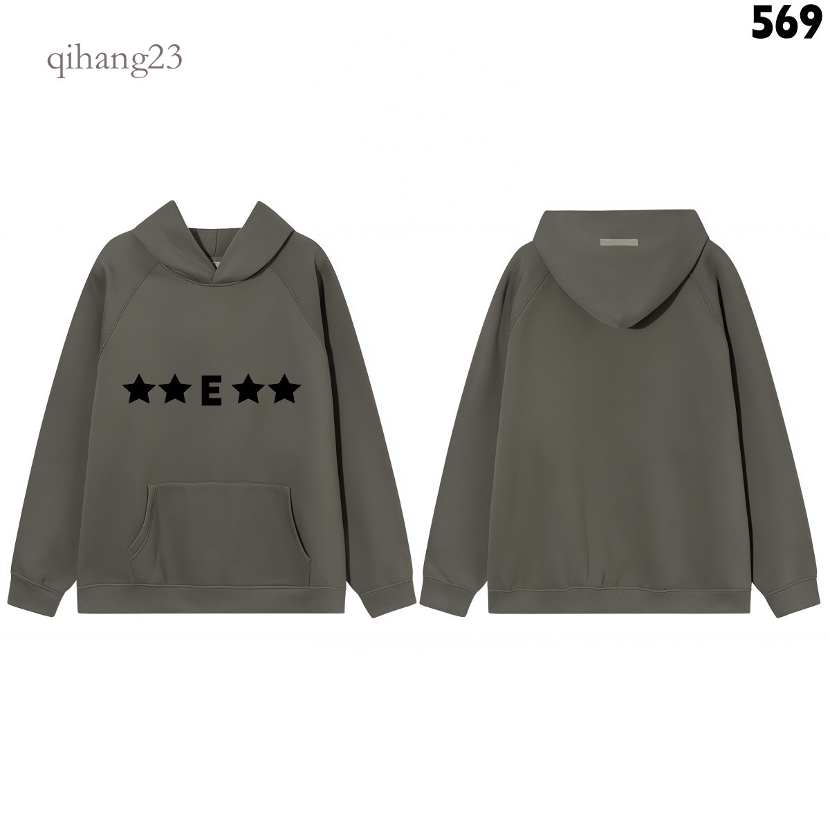 Essentalls Hoodies Men Designer Sweater Pullover Long Sleeve O Neck Letter Printed Cotton Overcoat Sweatshirt Streetwear Hoodie Essentalls Tracksuit