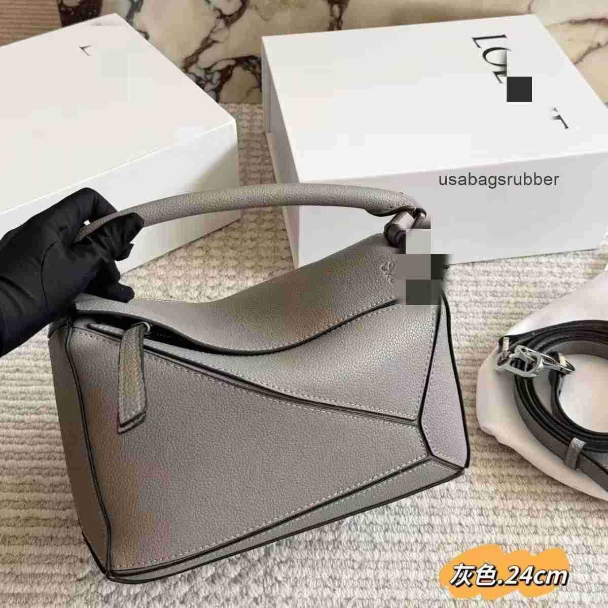 Designer Style Angular Cut Solid Color Patchwork Bags Pattern Crossbody Bag Geometric Foldable Handbag and Shoulder Bag