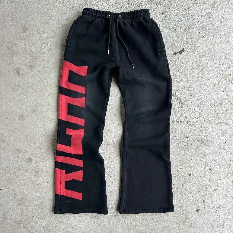 Y2K American Retro Hip-Hop Loose Jogging Pants For Men and Women New Harajuku Gothic Casual Joker Pants For Sports and Fitness S2610166MJD