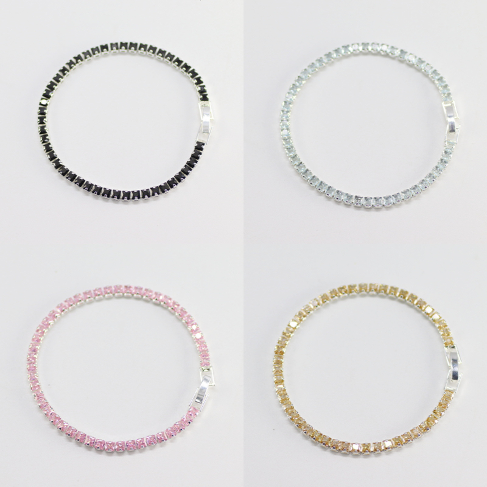Luxurious Sophisticated Zircon Bracelet For Women, European American Ins Niche Design, Simple And Versatile, 2025 New Model
