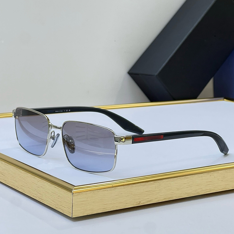 B54 Fashion Rectangle Men sunglasses Metal Frame Designer Glasses SUNGLASSES For Women Luxury Eyewear Mens Sunglasses Outdoor Goggles UV400 With Box