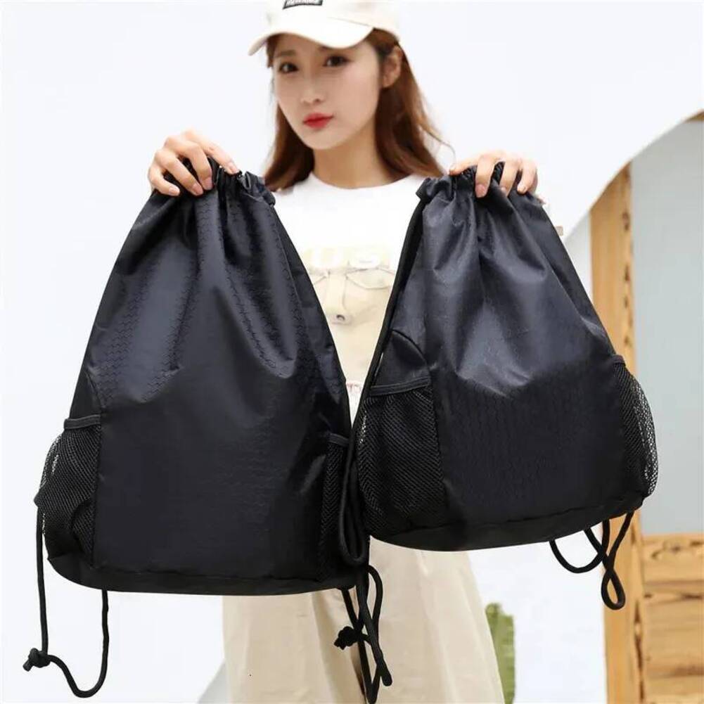 Sports sports backpack Bag Waterproof Gym Backpack Drawstring Sack Fitness Travel Outdoor Bag DIY Daybag Shopping Swimming Basketball Yoga Sports Ba