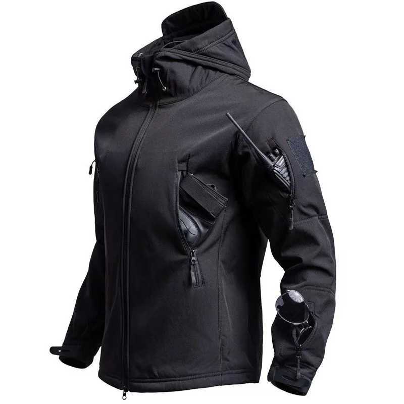 Men Winter Autumn Tactical Jackets Waterproof Outdoor Hood Coat Sports Military Hiking Camping Climbing Fce Pants Outwear S26101787UU