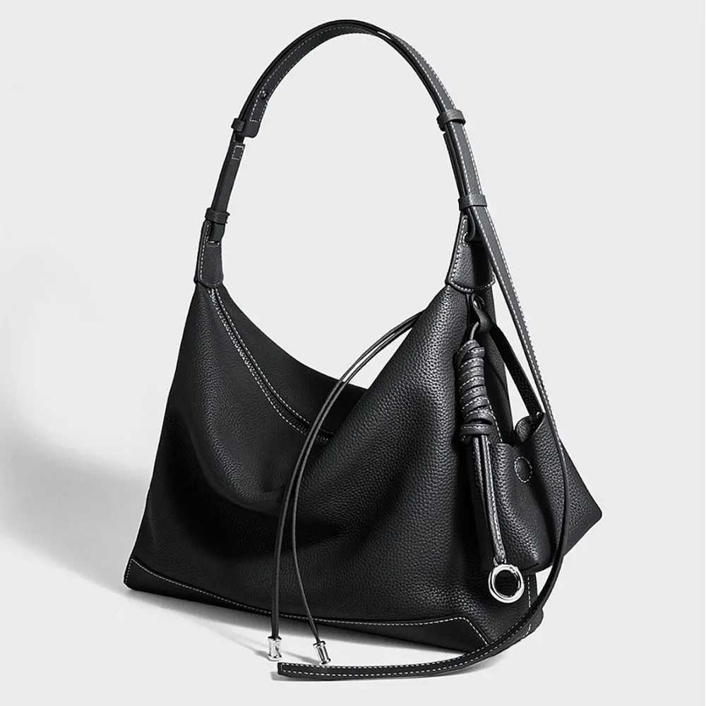 Evening Bags New Women's Bag Designer Genuine Leather Shoulder Bag Women Large Capacity Crossbody Bags Cowhide Female Handbag 4527 H261016
