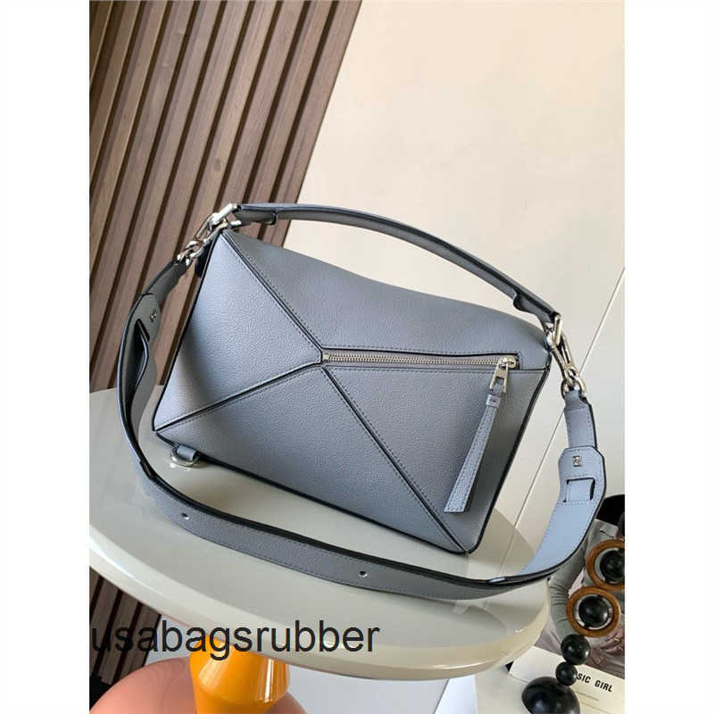 Origami Satchel Men's and Women's Leather Handbag Shoulder Bag Crossbody High Quality with Multi-Panel Construction