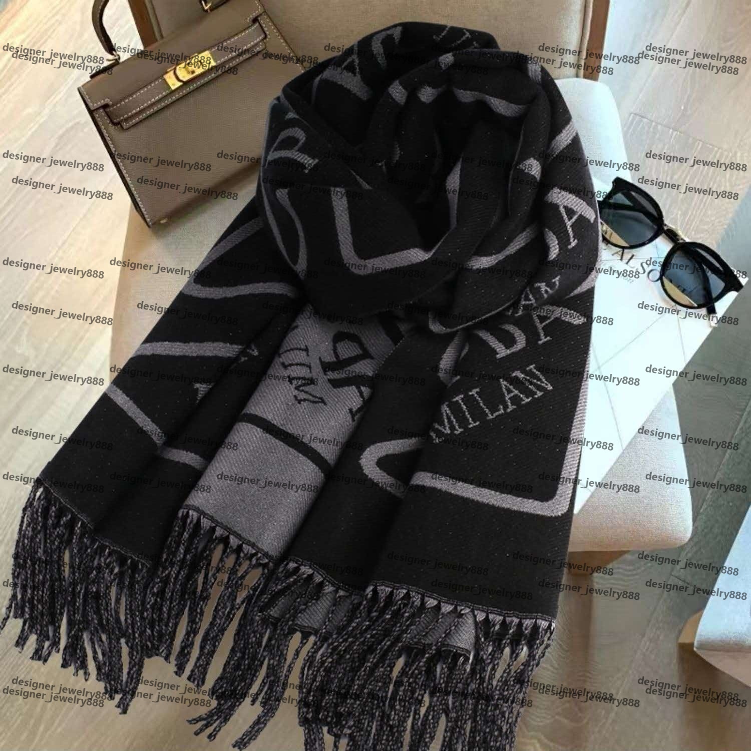 designer scarf women And Men Shawl, Wrap Warmth Autumn Winter Knitting Fashion Trend Two Sides Travel Holiday Gifts Width shawl designer women Scarf