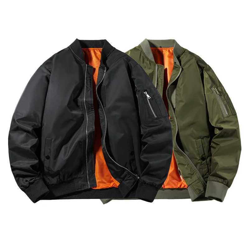 New Military Jacket Men's Slim Bomber Jacket Spring Autumn R Men Outerwear Ma-1 Aviator Pilot Air Bomber Jackes and Coat Male S261017MVAW