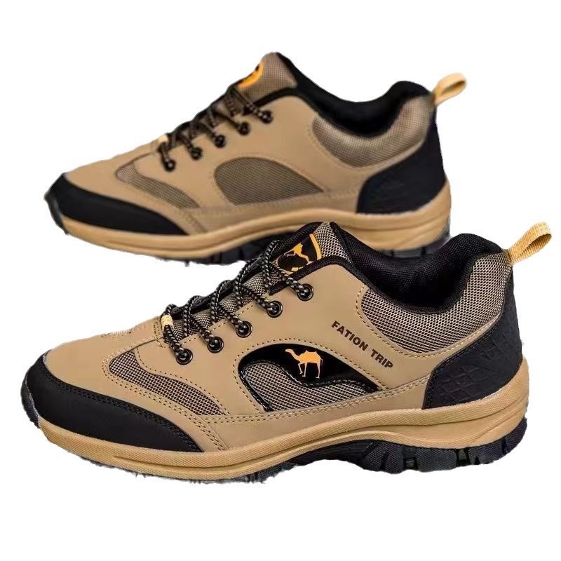 Men's Outdoor Hiking Shoes Breathable Mesh Work Boots Casual Sneakers