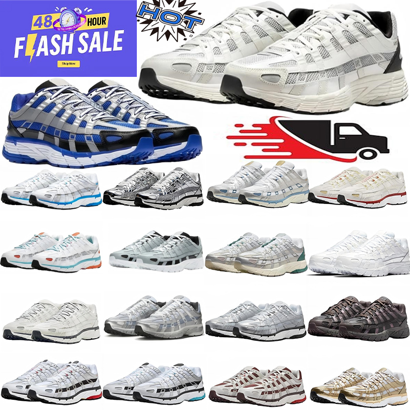 Designer 6000 man Breathable Running shoes Mesh Black Mesh Dark Grey Light Grey Running Shoes Retro Chunky Sneakers Cushion Athletic Footwear for Ma
