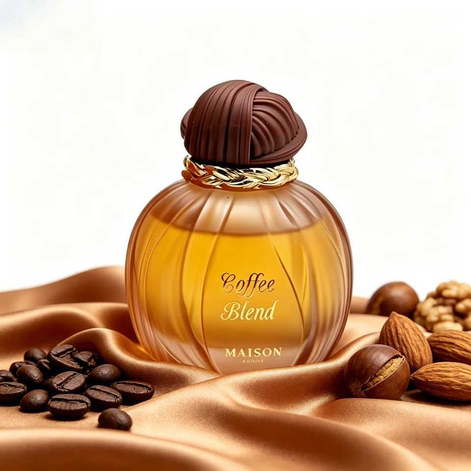 Asrar Coffee Maison Blend Eau De Parfum Sweet Almond Milk Coffee Liquorice Musk Caramel Nut Vanilla Perfume for Women M261016