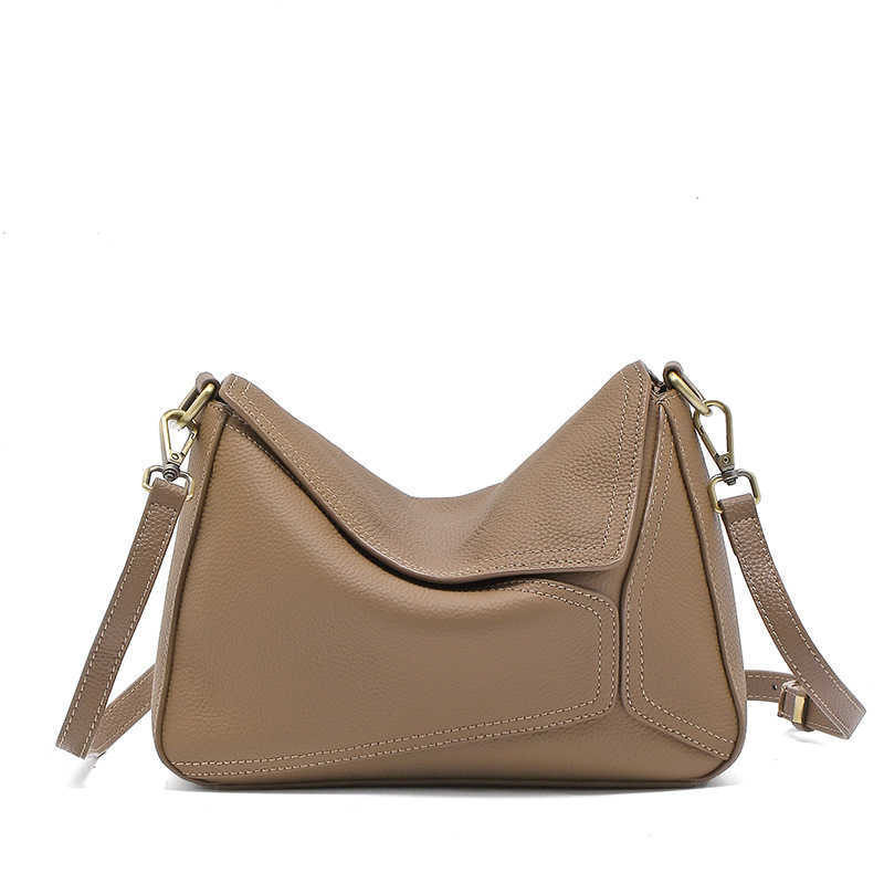 Origami Satchel Men's And Women's Leather Handbag Shoulder Bag Crossbody High Quality, Elegant And Refined, Versatile And Practical With M