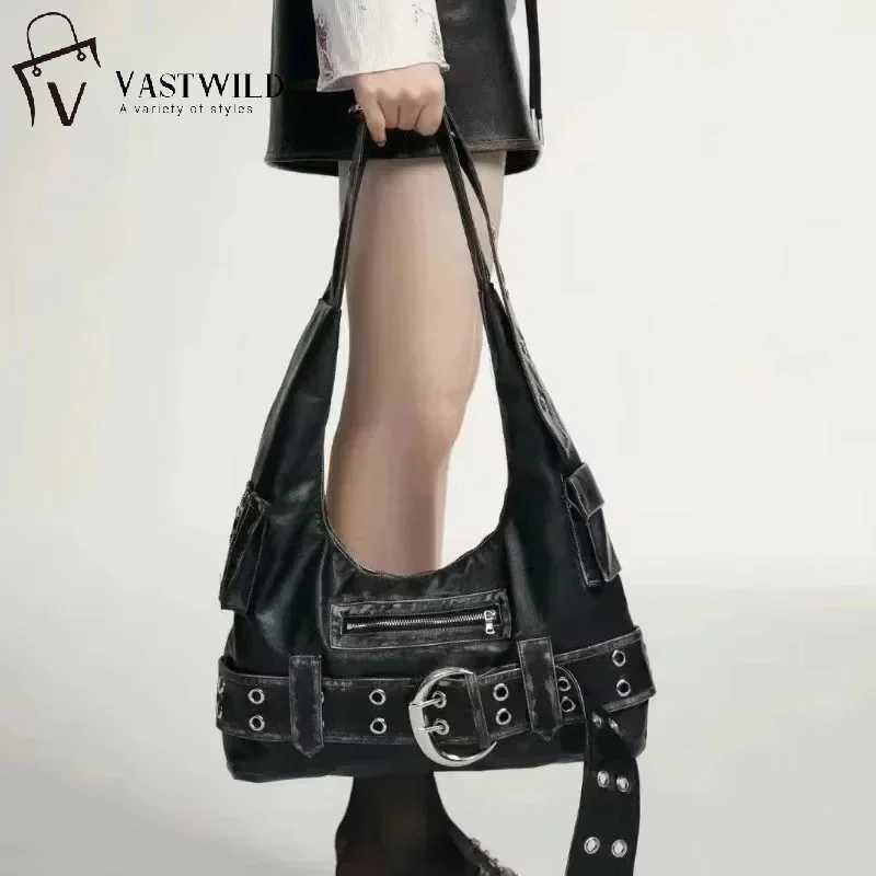 Cross Body Belt Women Designer Handbag And Purses PU Multiple Pockets Y2K Large Capacity Shoulder bags big totes H261016