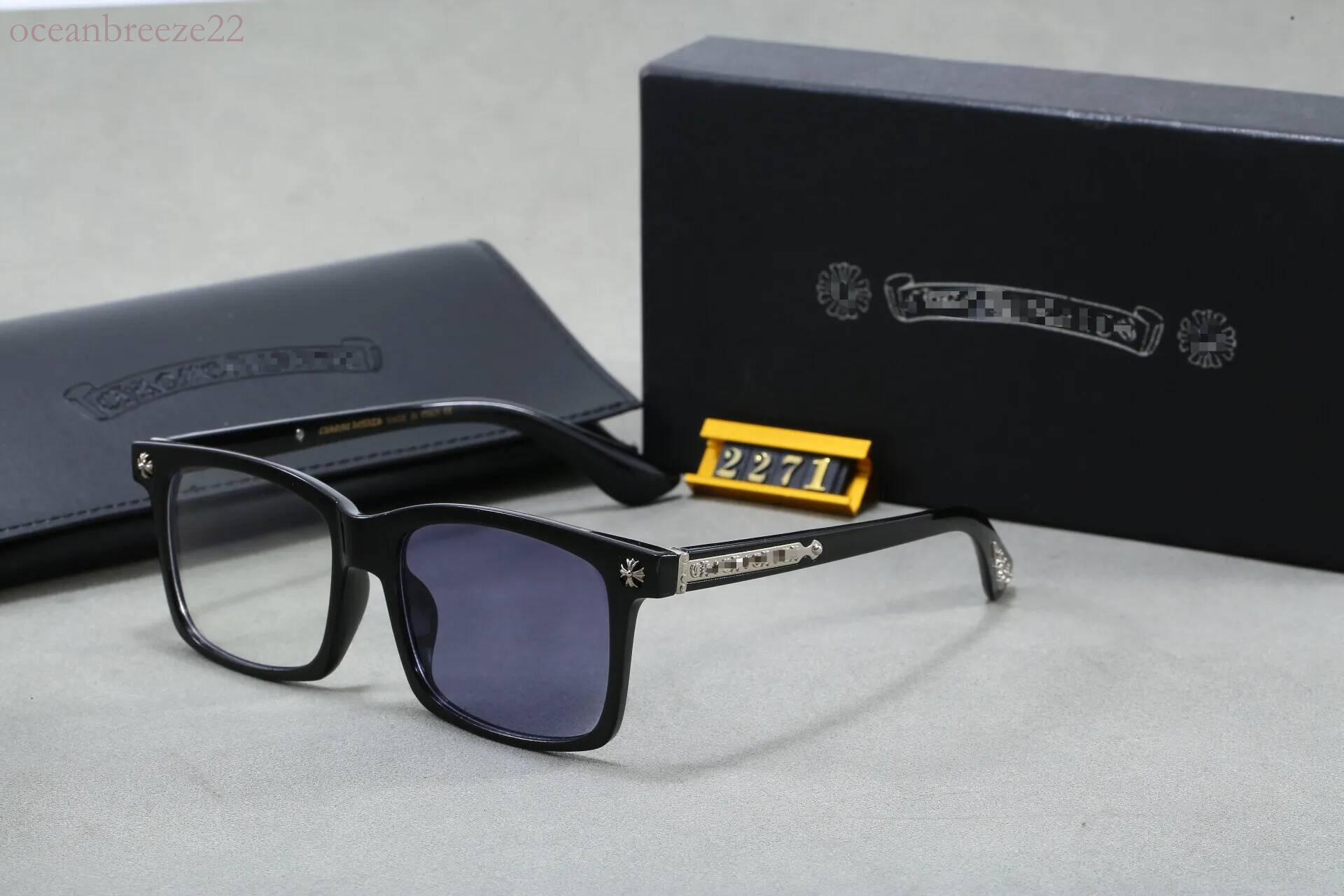 luxury cross glasses for women designer sun glasses men eye frames woman new square frame Chrome Sunglasses photochromic unisex that make your chrom