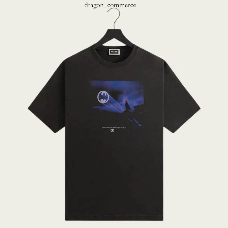Kithity Tshirt Tee Designer Shirts New Payment Streetwear Summer Street Outfit High Quality Hommes Luxury Men Loose Casual Black Sport b03