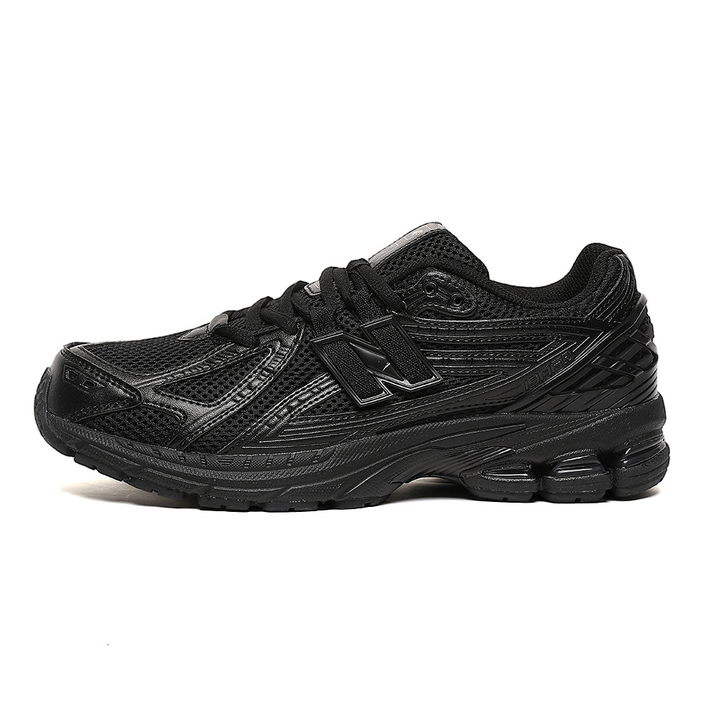 Premium Designer Retro Mesh Melard Black Low-top 1906R Dad Sneakers Breathable Height Increasing Unisex Chunky Casual Running Footwear