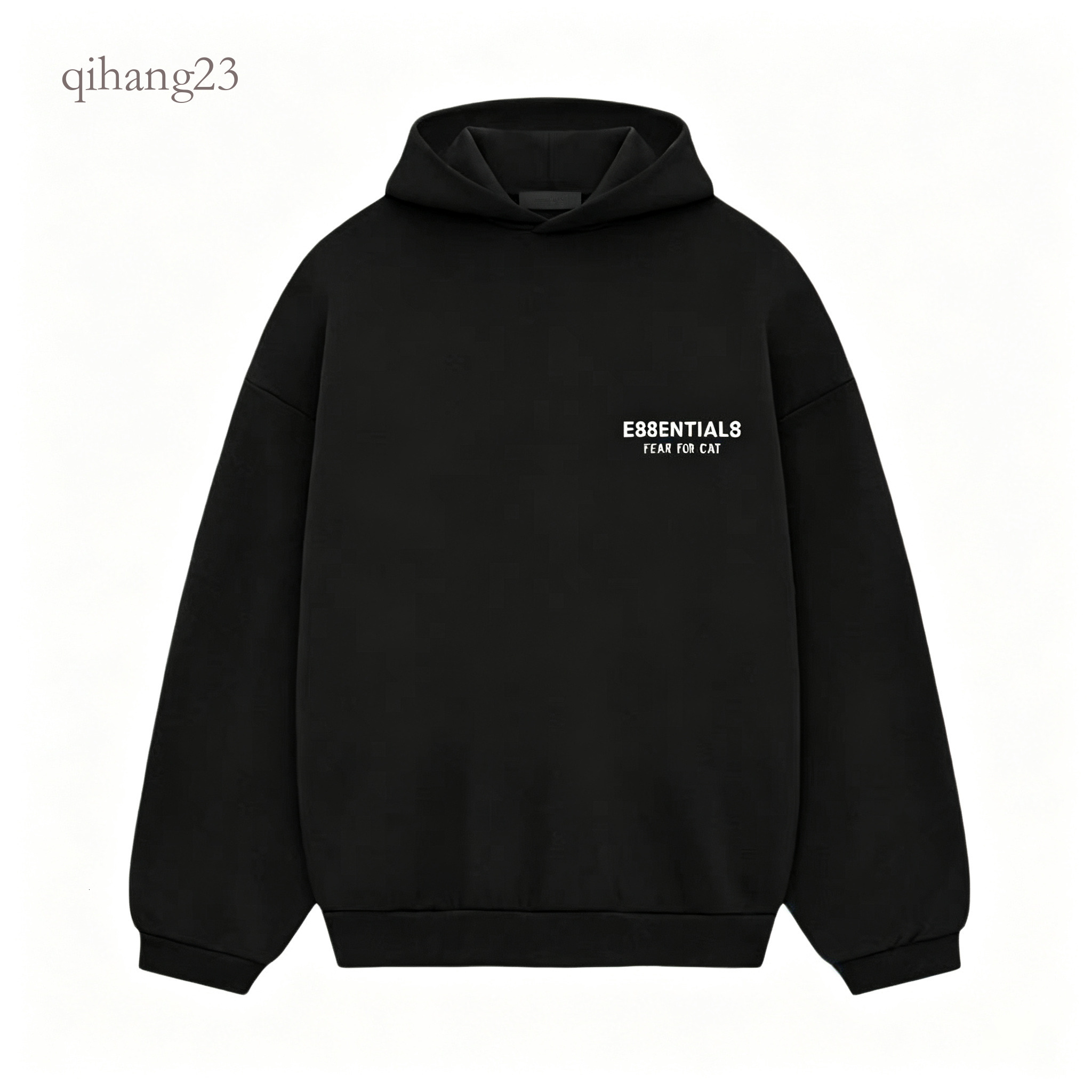 1977 Hoodie Esentially Tracksuit Essentalls Hoodie Men Designer 3D Plush Letter Soft Cotton Sweatshirt Women Pullovers Clothing Set Pull Essential S