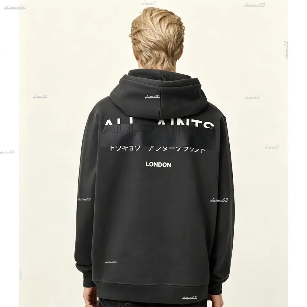 All Saints Hoodies Designer Luxury Men Y2k Mens Zip Up All Saints Sweatshirts Sporty Thick Warm Sweater Streetwear Outfit Designer Men Oversize All