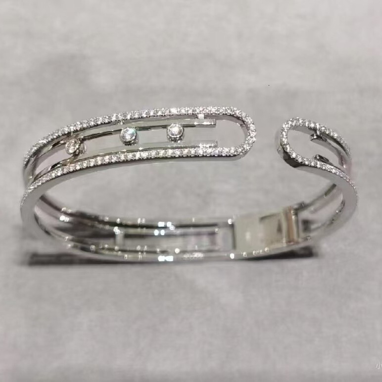 bracelet High-end Meijia sliding open bangle for men women, stylish and elegant, with ball beads, couple's bracelet, hot-selling on Douyin