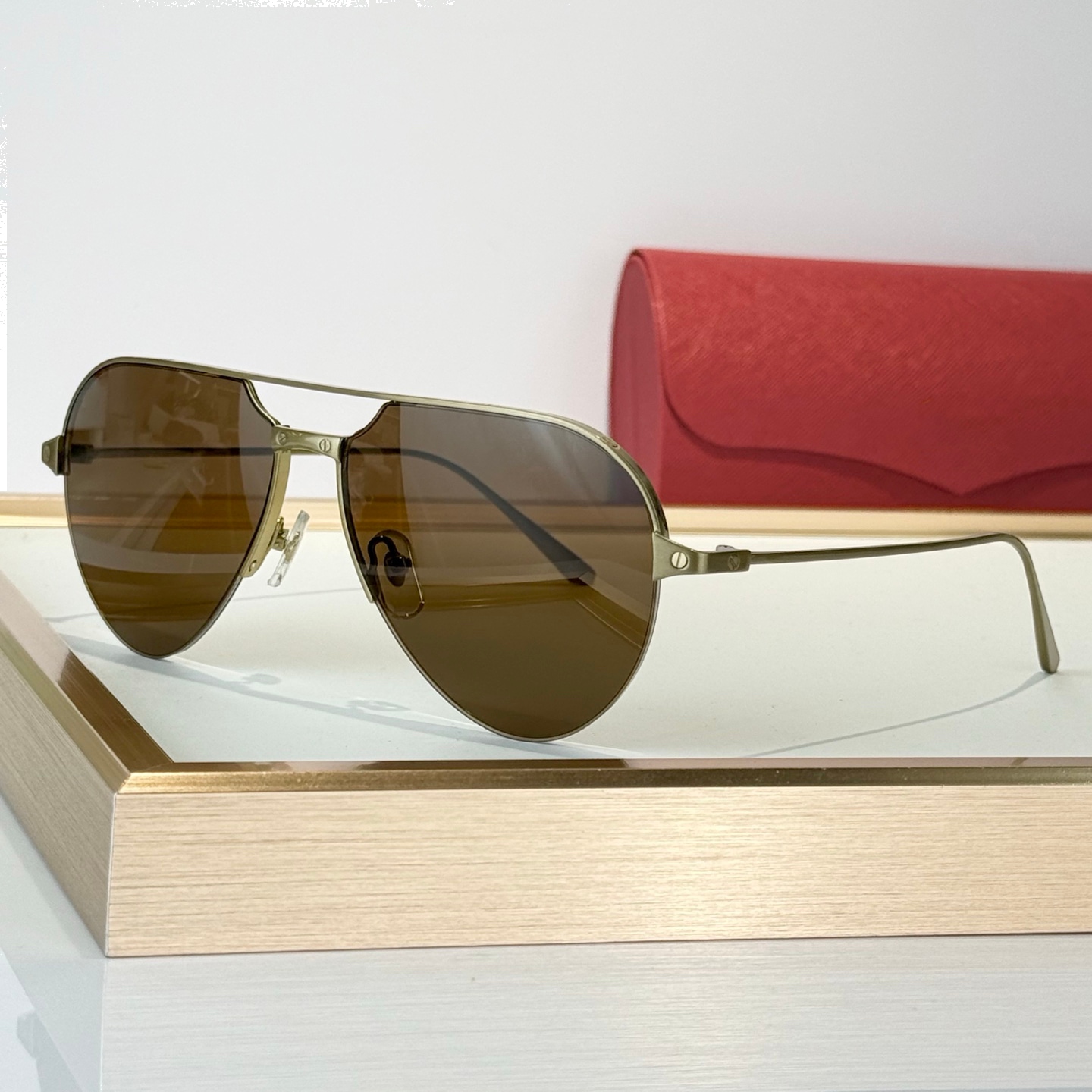 Sunglasses For Men Women Summer 0229 Popular Designer Stylish Outdoor Catwalk Leisure Style Anti-Ultraviolet UV400 Plate Oval Half Frame Glasses Ran