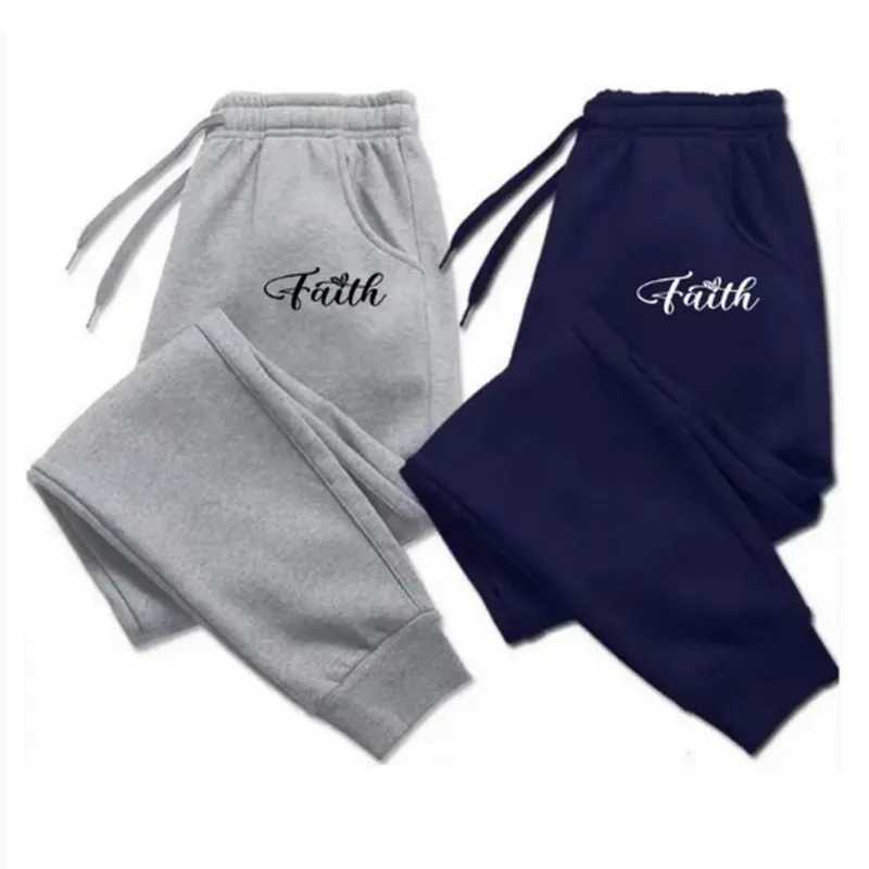 2026 Unisex Letter Print Sweatpants Fall Winter Fleece Lined Jogger Pants Outdoor Sports Fitness Casual Long Pants Plus Size S261016NY31