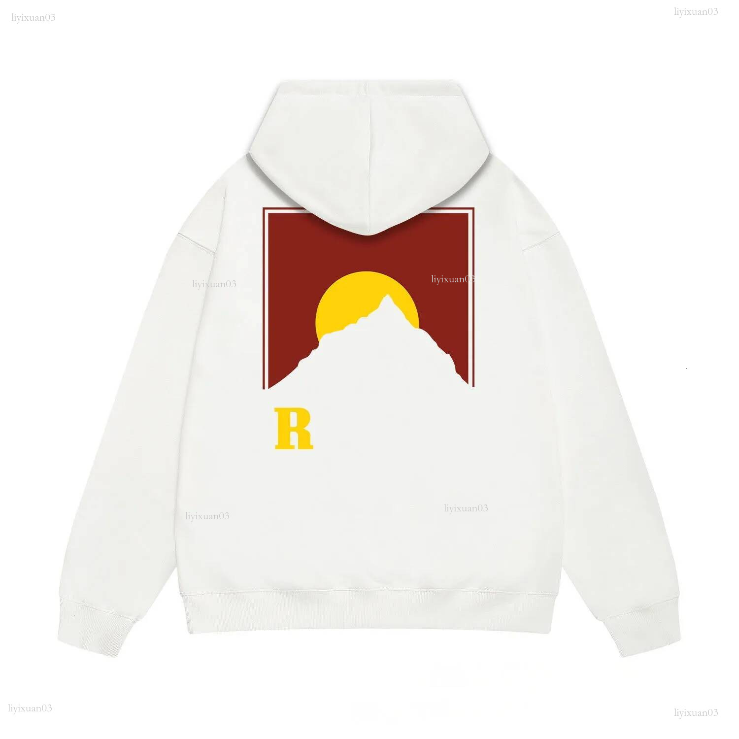 Rhu Designer Mens RH Hoodies Hip Hop Quality Fashion High Street Retro Luxury Hoodie Streetwear f22 69c b4c