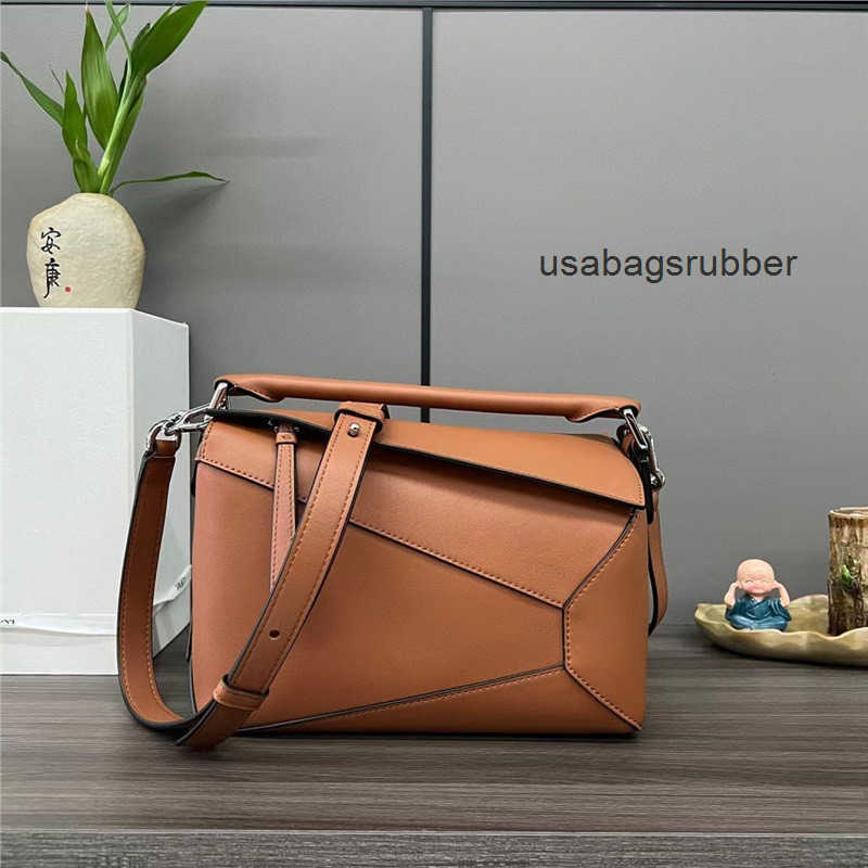 Designer Style Angular Cut Version Geometric Bag Mini Handbag Shoulder Crossbody Bag Calf Leather High end Feel