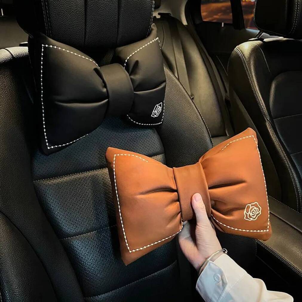 Seat Cushion headrest Headrest Neck Pillow Women In Seat Lumbar Support Set Summer Rose Car Cushion For Ladies Ddmythur Neck Pillow 11 cy1