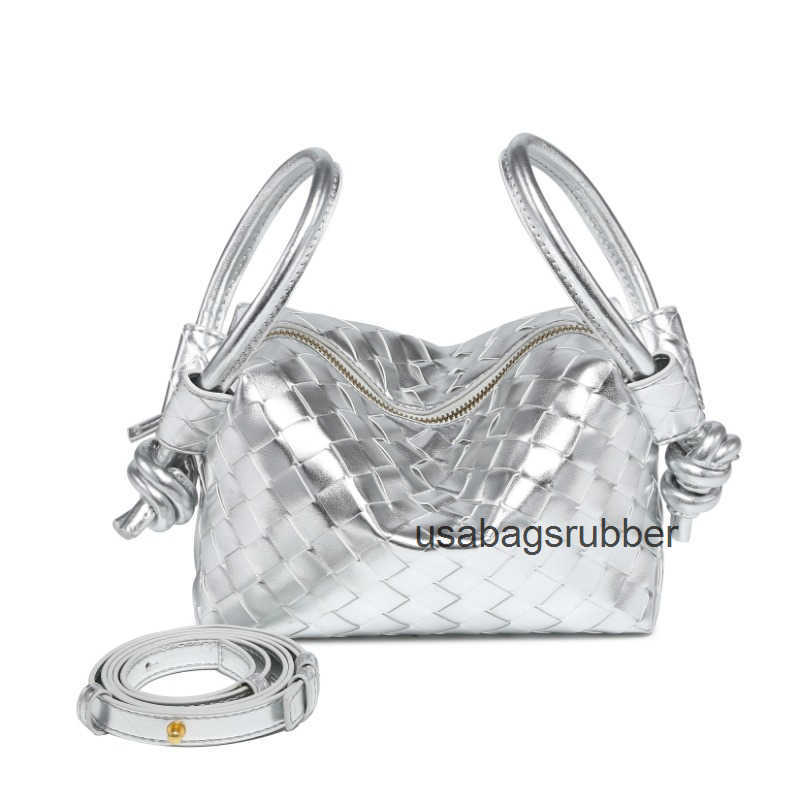 Chic Designer Style new handmade woven Boston pillow bag bowling inspired fashionable and trendy shoulder bag crossbody bag