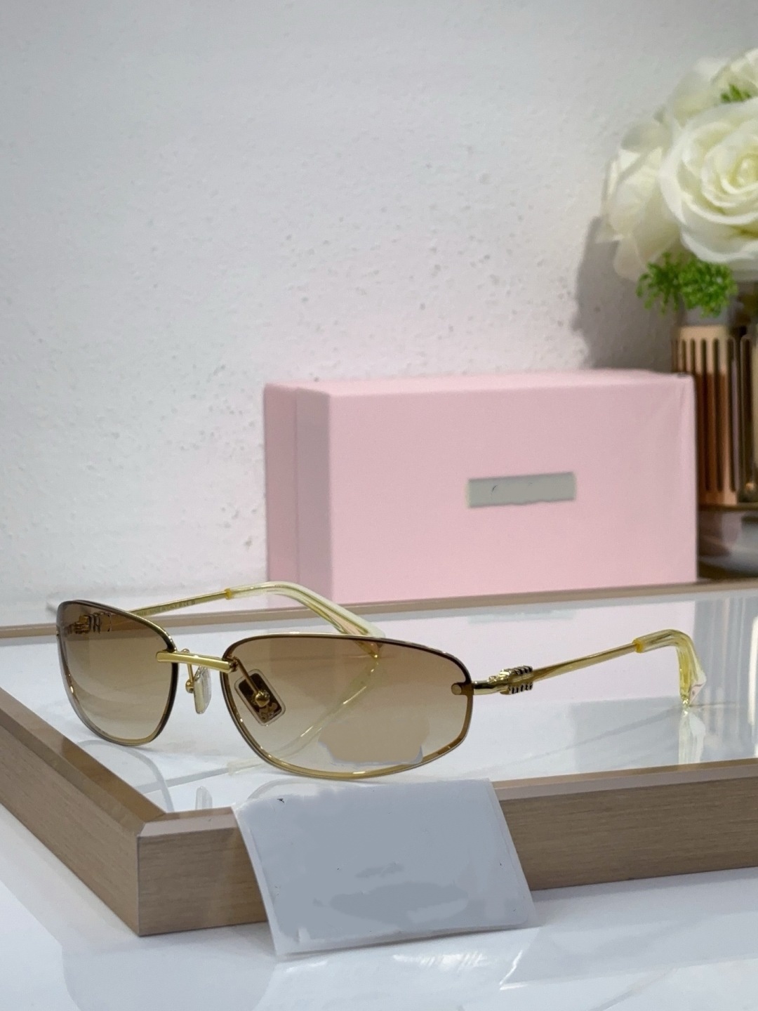 Luxury designer Sunglasses for men classic Polarized Summer Fashion 4296 Style metal and Plank Frame eye glasses UV Protection Lens MU