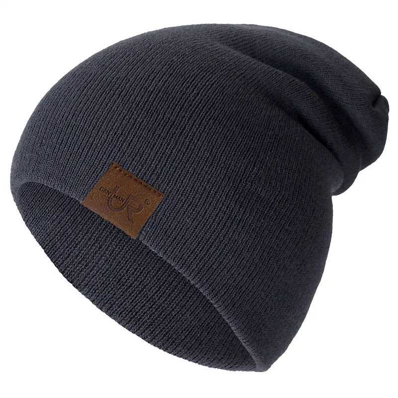 Unisex Beanie Hat URGENTMAN Casual Beanie For Men Women Warm Soft Knitted Hat Stylish Plain Daily Winter Hat S261017Y0JJ