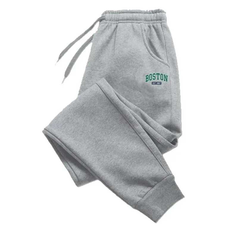 Men's sports pants with simple letter print suitable for adults casual everyday style running pants autumnandwinter street style S261016FIV6