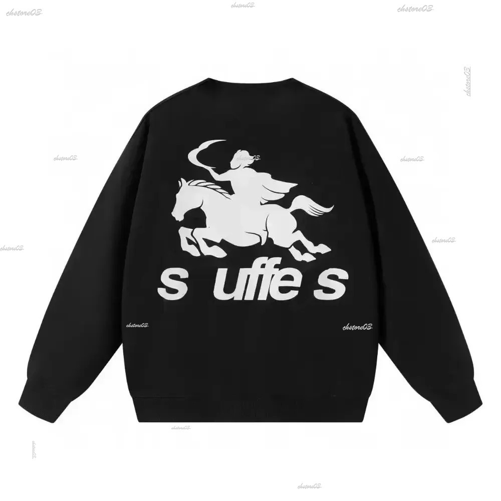 Scuff Hoodie Men's Designer Brand Luxury Long Sleeve Vintage Washed Striped Letter Embroidery Fleece Scuffer Hoodies Hip Hop Couple Casual Scuf