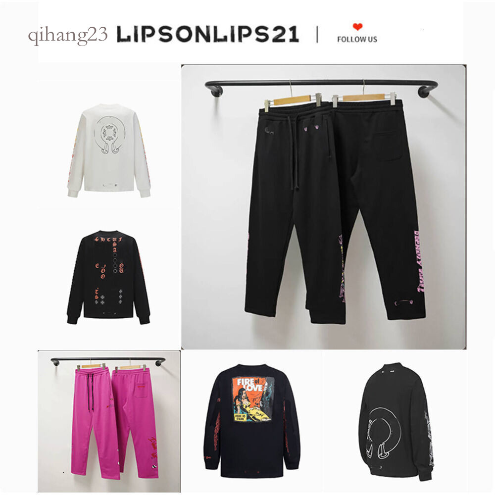 Chrome Hoodie Men Designer Ch Longshirts Horseshoe Sweatpant Luxury Shirts Sanskrit Long Shirts Crosses Letter Print Round Neck High Quality Streetw