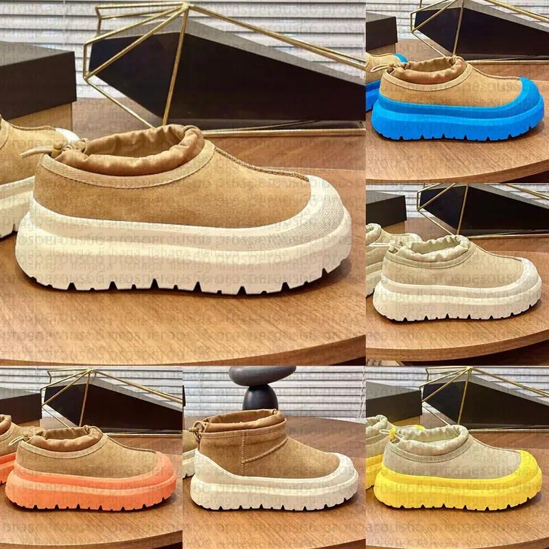 Tasman Weather Hybrid mens women Designer Boots Waterproof suede Chestnut Mustard Seed Black Winter Slip-on Shoes Ultra Mini Boots size 35-45