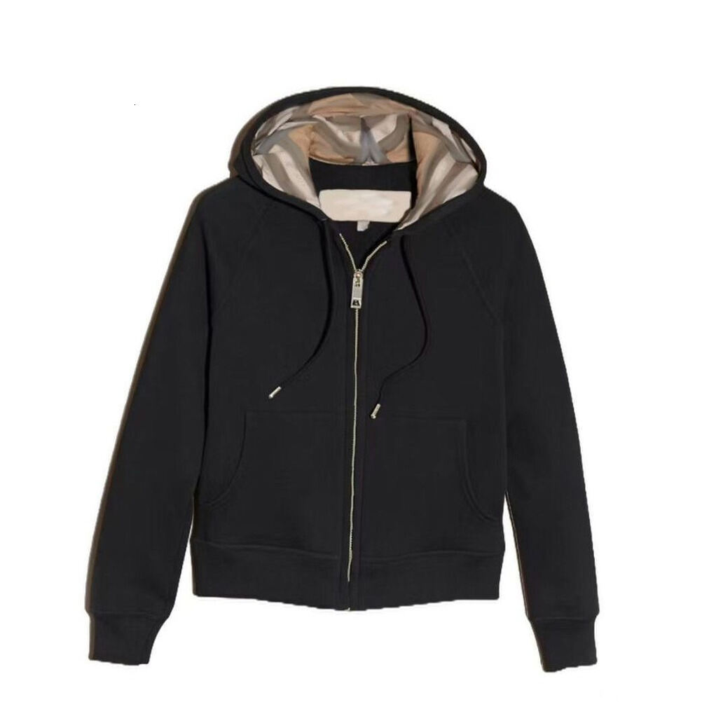 Burburyrs Men Hoodies British Style Hooded Womens Sweatshirts Spring And Autumn Zipper Jacket Casual Sweatshirts Women Cardigan Designer BB Hoodie D