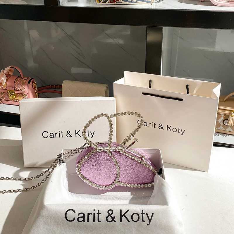 Evening Bags Butterfly-Shape Sequins Evening Clutch Bag Wedding Party Metal Handle Women Handbag Crystal Shiny Rhinestone Diamond Bling Purse H26101