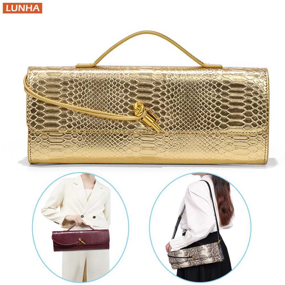 Evening Bags Women Design Top Handle Bag Evening Clutch Handbag Vintage Texture Crossbody Shoulder Long Purse For Lady Dinner Party H261016