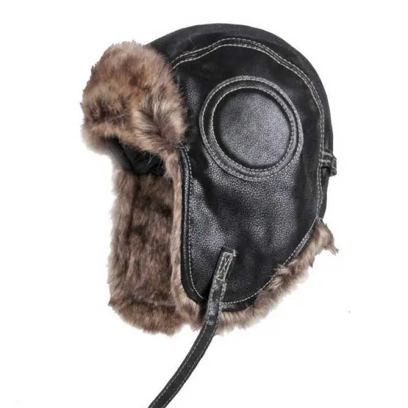 Trapper Hats Russian Hat Women Men Winter Cap Man Thickened Faux Fur Cold proof Windproof Keep Warm Outdoor Cycling Ski Ear Flap HatT261017