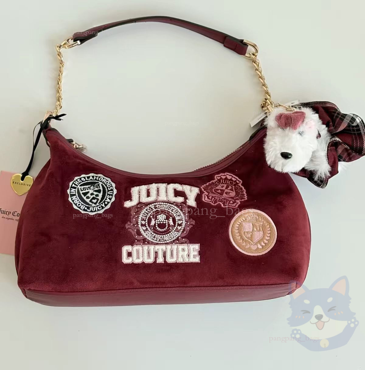 juicy coutures bag Mirror quality Shoulder Bags Y2K Women juicy bag Vintage Retro Chic Embroidery Velvet Bag tote Ladies High Capacity Shopping Hand