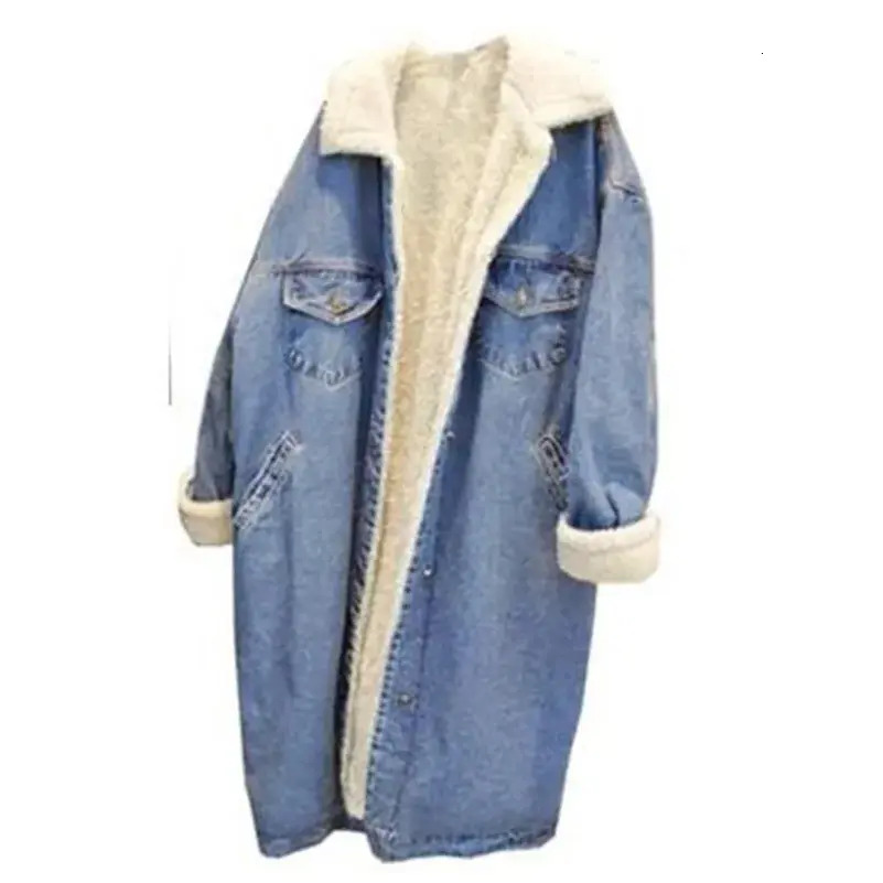 Women Down ladies winter down Jacket Women Down Jacket Women's Clothing Winter Coat Thickened Denim Jackets Lamb Wool Warm Cotton Parka Ladies