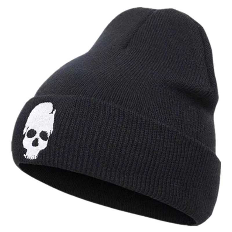 Beanie/Skull Caps Unisex Knitted Hat Fashion Autumn And Winter Skull Style Beanie Hats For Woman And Man Warm Winter CapT261017