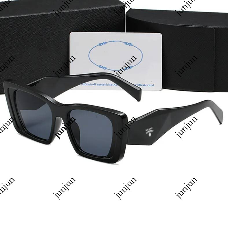 Designer Sunglasses Classic Eyeglasses Goggle Outdoor Beach Sun Glasses for Man Woman Shades Optional Triangular Signature 6 Colors