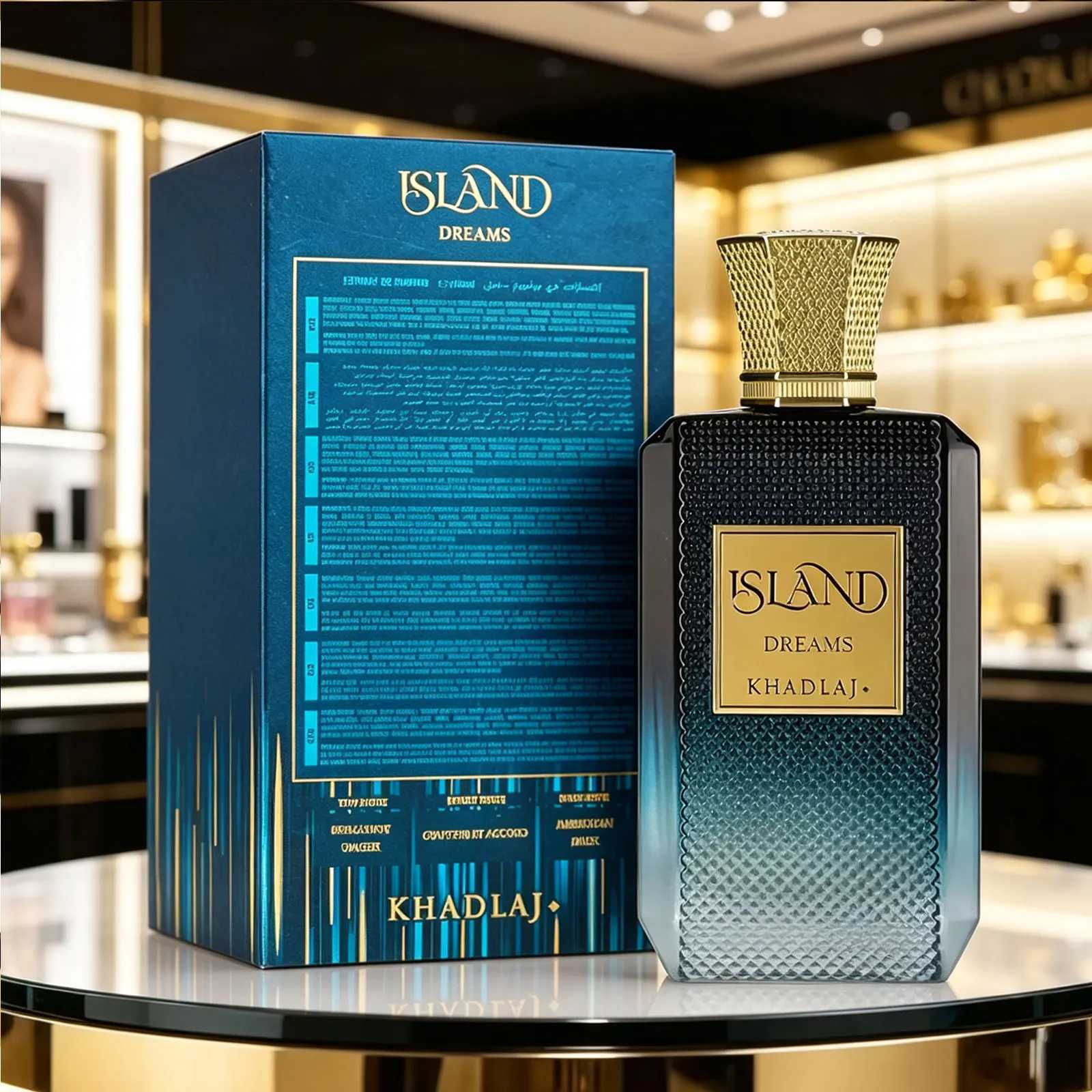 Khadlaj PerfumeLong Island Dreams Lasting Designer Fragrance for Men Womens with Fruity Floral Woody Musky Notes Luxury Unisex Extrait De Pa M261016