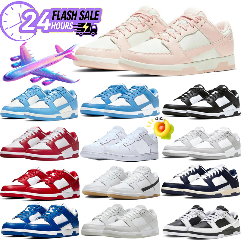 Designer running shoes man PU Leather Black White Color Block Lace Up Low Top Casual Sneakers Breathable Comfort for Men Women School Daily Sports W